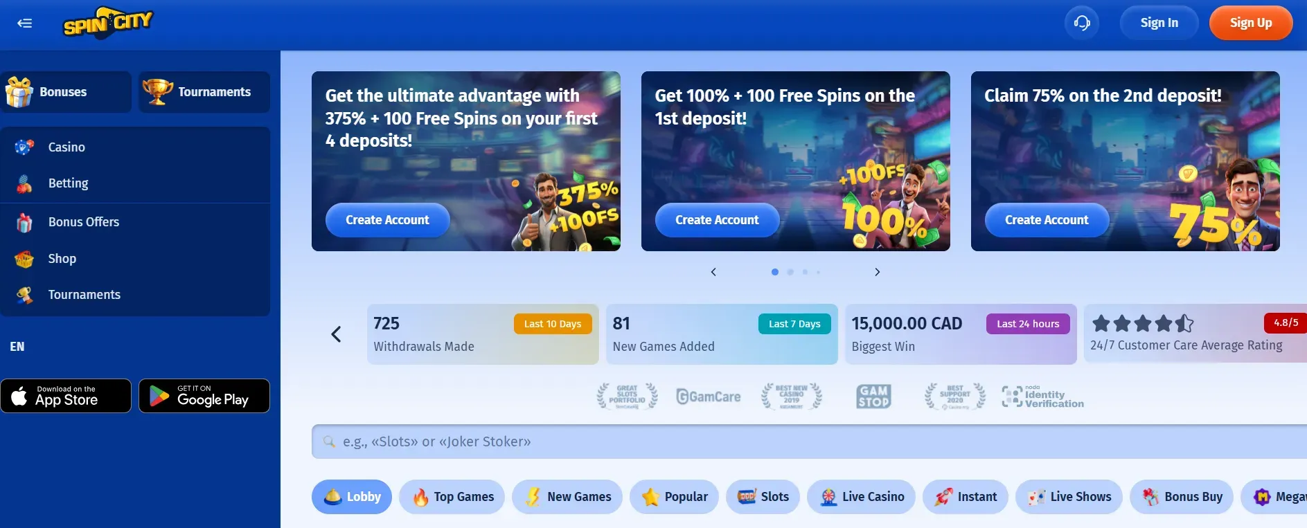 Spin City Casino Spin City Casino